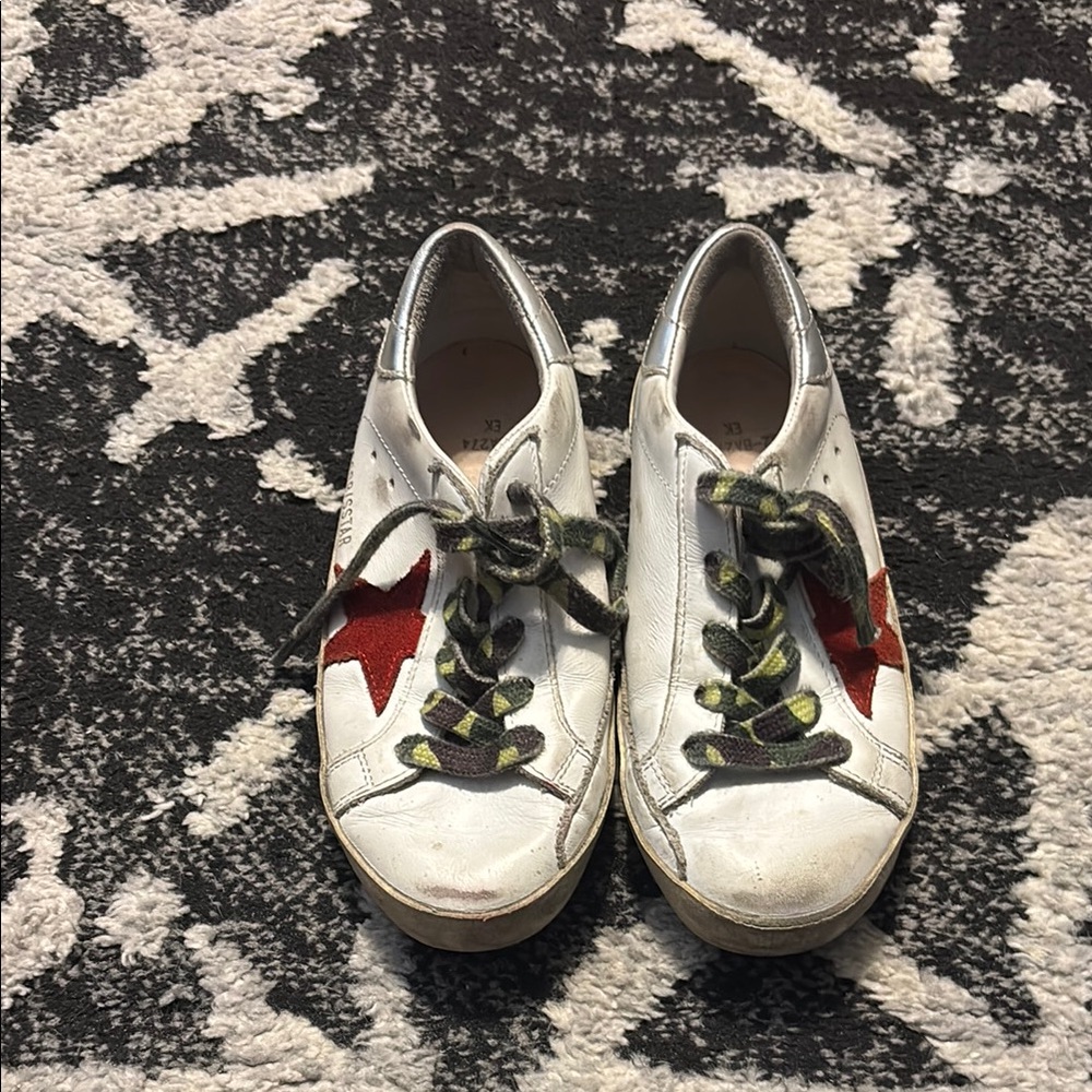 Golden goose lil boy sneakers size 1 comes as they are!